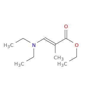 2-Propenoic acid, 3-(diethylamino)-2-methyl-, ethyl ester, (E)-