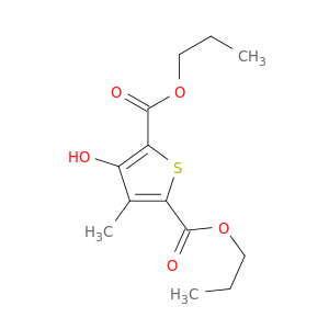 2,5-Thiophenedicarboxylic acid, 3-hydroxy-4-methyl-, dipropyl ester