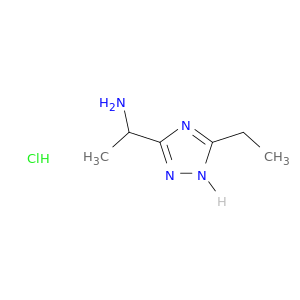 1-(5-Ethyl-1H-1,2,4-triazol-3-yl)ethan-1-amine hydrochloride