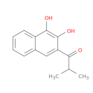1-Propanone, 1-(3,4-dihydroxy-2-naphthalenyl)-2-methyl-