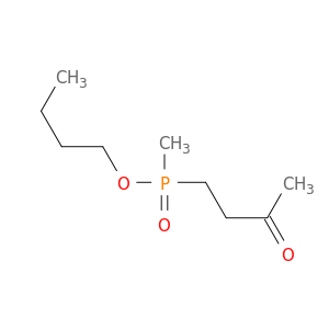 Phosphinic acid, methyl(3-oxobutyl)-, butyl ester