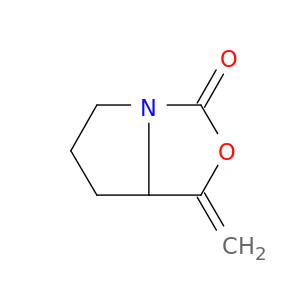 1H,3H-Pyrrolo[1,2-c]oxazol-3-one, tetrahydro-1-methylene-
