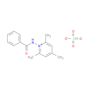 Pyridinium, 1-(benzoylamino)-2,4,6-trimethyl-, perchlorate