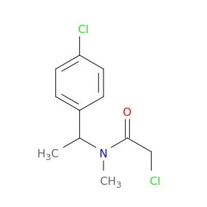 2-Chloro-N-[1-(4-chlorophenyl)ethyl]-N-methylacetamide