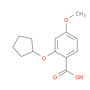 2-(cyclopentyloxy)-4-methoxybenzoic acid