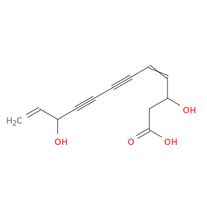 4,11-Dodecadiene-6,8-diynoicacid, 3,10-dihydroxy- (9CI)