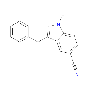 3-benzyl-1H-indole-5-carbonitrile