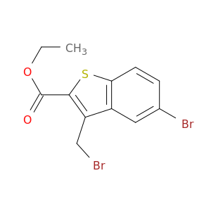 Ethyl 5-bromo-3-(bromomethyl)-1-benzothiophene-2-carboxylate
