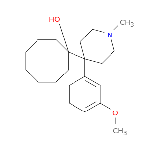 Cyclooctanol, 1-[4-(3-methoxyphenyl)-1-methyl-4-piperidinyl]-