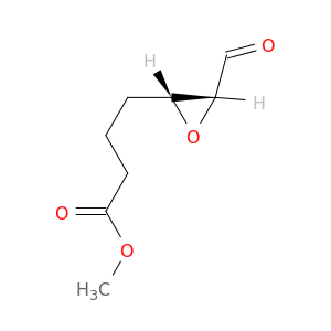 Oxiranebutanoic acid, 3-formyl-, methyl ester, cis-