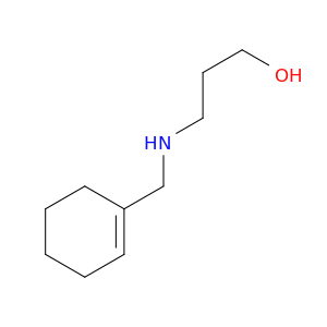 1-Propanol, 3-(1-cyclohexen-1-ylmethylamino)-