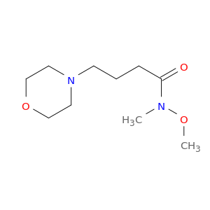 4-Morpholinebutanamide, N-methoxy-N-methyl-