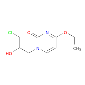 2(1H)-Pyrimidinone, 1-(3-chloro-2-hydroxypropyl)-4-ethoxy-