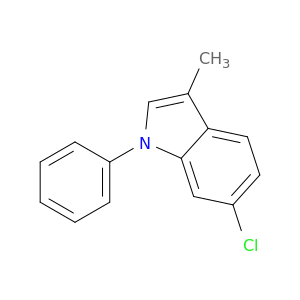 1H-Indole, 6-chloro-3-methyl-1-phenyl-