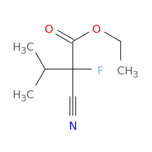 Butanoic acid,2-cyano-2-fluoro-3-methyl-, ethyl ester