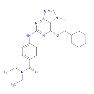 4-((6-(环己基甲氧基)-7H-嘌呤-2-基)氨基)-N,N-二乙基苯甲酰胺