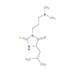 3-(3-dimethylaminopropyl)-5-(2-methylpropyl)-2-sulfanylidene-imidazolidin-4-one