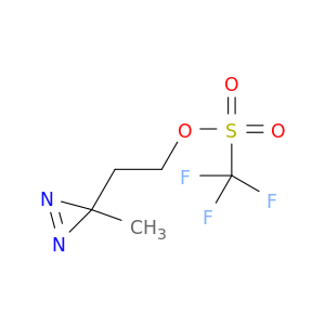 Methanesulfonic acid, trifluoro-, 2-(3-methyl-3H-diazirin-3-yl)ethyl ester