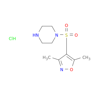 1-[(二甲基-1,2-噁唑-4-基)磺酰基]哌嗪盐酸盐