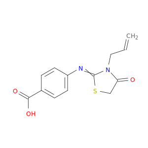Benzoic acid,4-[[4-oxo-3-(2-propen-1-yl)-2-thiazolidinylidene]amino]-