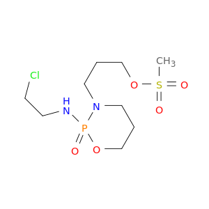 3-{2-[(2-chloroethyl)amino]-2-oxido-1,3,2-oxazaphosphinan-3-yl}propyl methanesulfonate