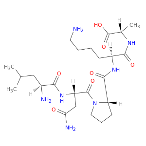 L-Alanine, L-leucyl-L-asparaginyl-L-prolyl-L-lysyl-