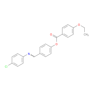 Benzoic acid, 4-ethoxy-, 4-[[(4-chlorophenyl)imino]methyl]phenyl ester