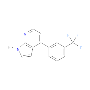 1H-Pyrrolo[2,3-b]pyridine, 4-[3-(trifluoromethyl)phenyl]-