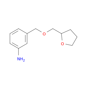 3-[(oxolan-2-ylmethoxy)methyl]aniline