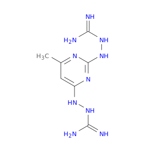 Guanidine,[(6-methyl-2,4-pyrimidinediyl)diimino]di- (8CI)