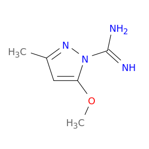1H-Pyrazole-1-carboximidamide, 5-methoxy-3-methyl-
