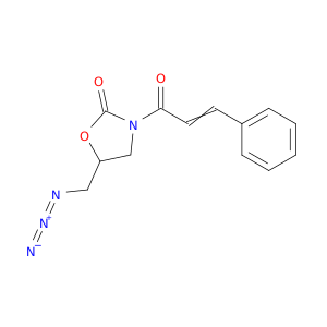 2-Oxazolidinone, 5-(azidomethyl)-3-(1-oxo-3-phenyl-2-propenyl)-