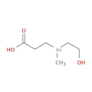 Propanoic acid, 3-[(2-hydroxyethyl)methylarsino]-