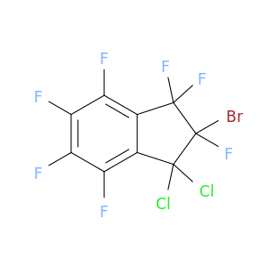 1H-Indene, 2-bromo-1,1-dichloro-2,3,3,4,5,6,7-heptafluoro-2,3-dihydro-