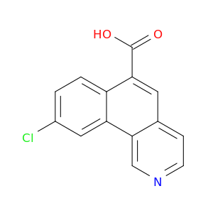 Benz[h]isoquinoline-6-carboxylic acid, 9-chloro-