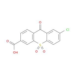 9H-Thioxanthene-3-carboxylic acid, 7-chloro-9-oxo-, 10,10-dioxide