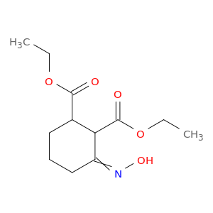 1,2-Cyclohexanedicarboxylic acid, 3-(hydroxyimino)-, diethyl ester