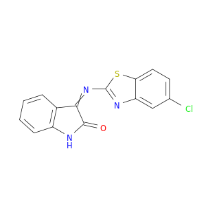 2H-Indol-2-one, 3-[(5-chloro-2-benzothiazolyl)imino]-1,3-dihydro-