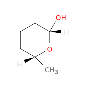 2H-Pyran-2-ol, tetrahydro-6-methyl-, cis-