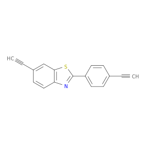 Benzothiazole, 6-ethynyl-2-(4-ethynylphenyl)-