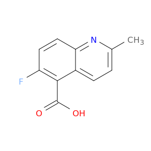 5-Quinolinecarboxylic acid, 6-fluoro-2-methyl-