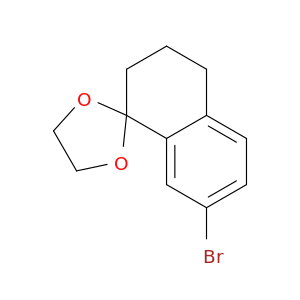 Spiro[1,3-dioxolane-2,1'(2'H)-naphthalene],7'-bromo-3',4'-dihydro-