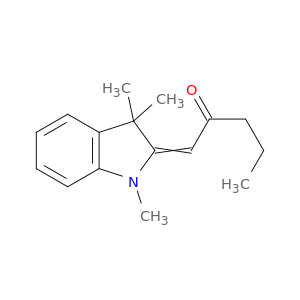 2-Pentanone, 1-(1,3-dihydro-1,3,3-trimethyl-2H-indol-2-ylidene)-