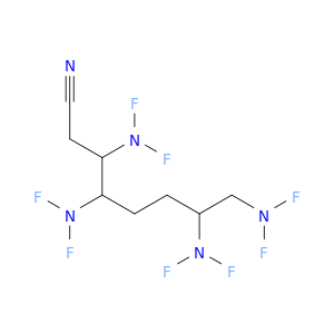 Octanenitrile, 3,4,7,8-tetrakis(difluoroamino)-
