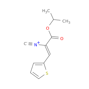 2-Propenoic acid, 2-isocyano-3-(2-thienyl)-, 1-methylethyl ester, (Z)-
