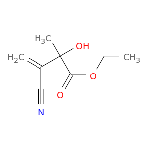 3-Butenoic acid, 3-cyano-2-hydroxy-2-methyl-, ethyl ester
