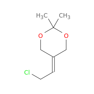 1,3-Dioxane, 5-(2-chloroethylidene)-2,2-dimethyl-