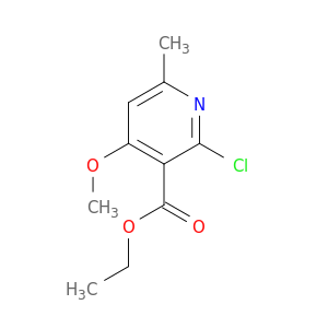 3-Pyridinecarboxylic acid, 2-chloro-4-methoxy-6-methyl-, ethyl ester