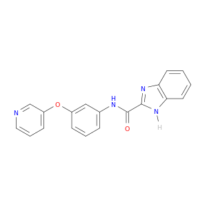1H-Benzimidazole-2-carboxamide, N-[3-(3-pyridinyloxy)phenyl]-