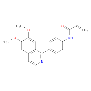 2-Propenamide, N-[4-(6,7-dimethoxy-1-isoquinolinyl)phenyl]-